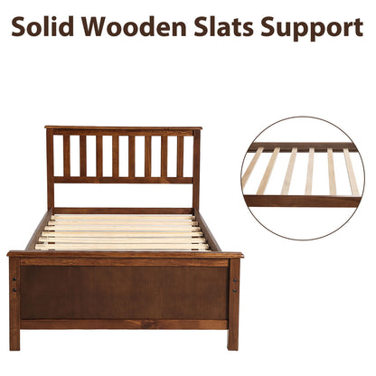 Platform Bed With Headboard, Footboard And Wood Slat Support - The Sleep Loft - Online Mattress Showroom NYC