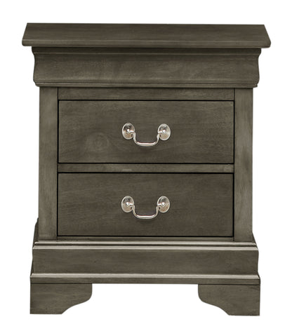 Louis Phillipe - Nightstand - Wood - The Sleep Loft - Online Mattress Showroom NYC