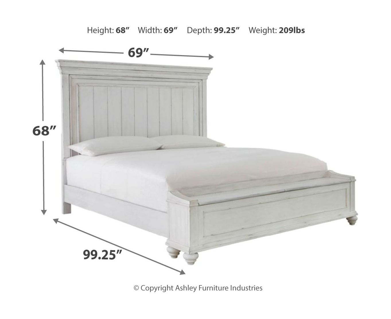 Kanwyn - Panel Bed - The Sleep Loft - Online Mattress Showroom NYC