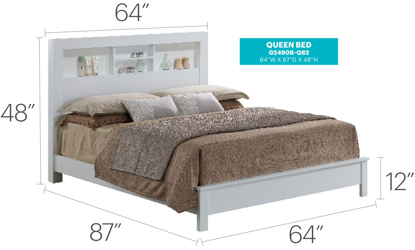 Bed With Transitional Design Stylish - The Sleep Loft - Online Mattress Showroom NYC