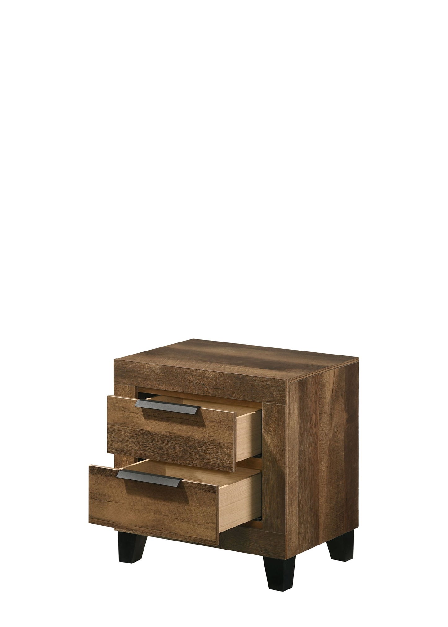 Morales - Rustic Nightstand - Oak - The Sleep Loft - Online Mattress Showroom NYC