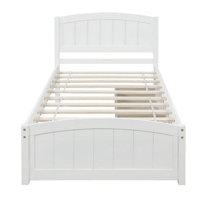 Platform Bed & Headboard, Footboard And Wood Slat Support - The Sleep Loft - Online Mattress Showroom NYC
