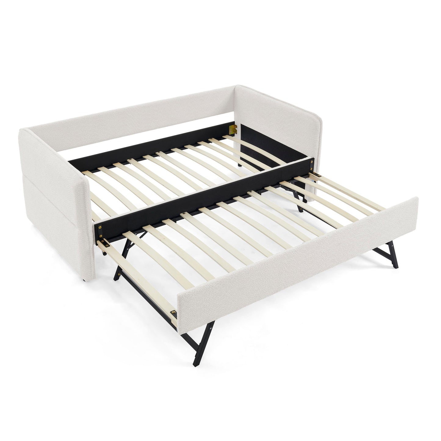 Upholstered Daybed With Pop Up Trundle - The Sleep Loft - Online Mattress Showroom NYC