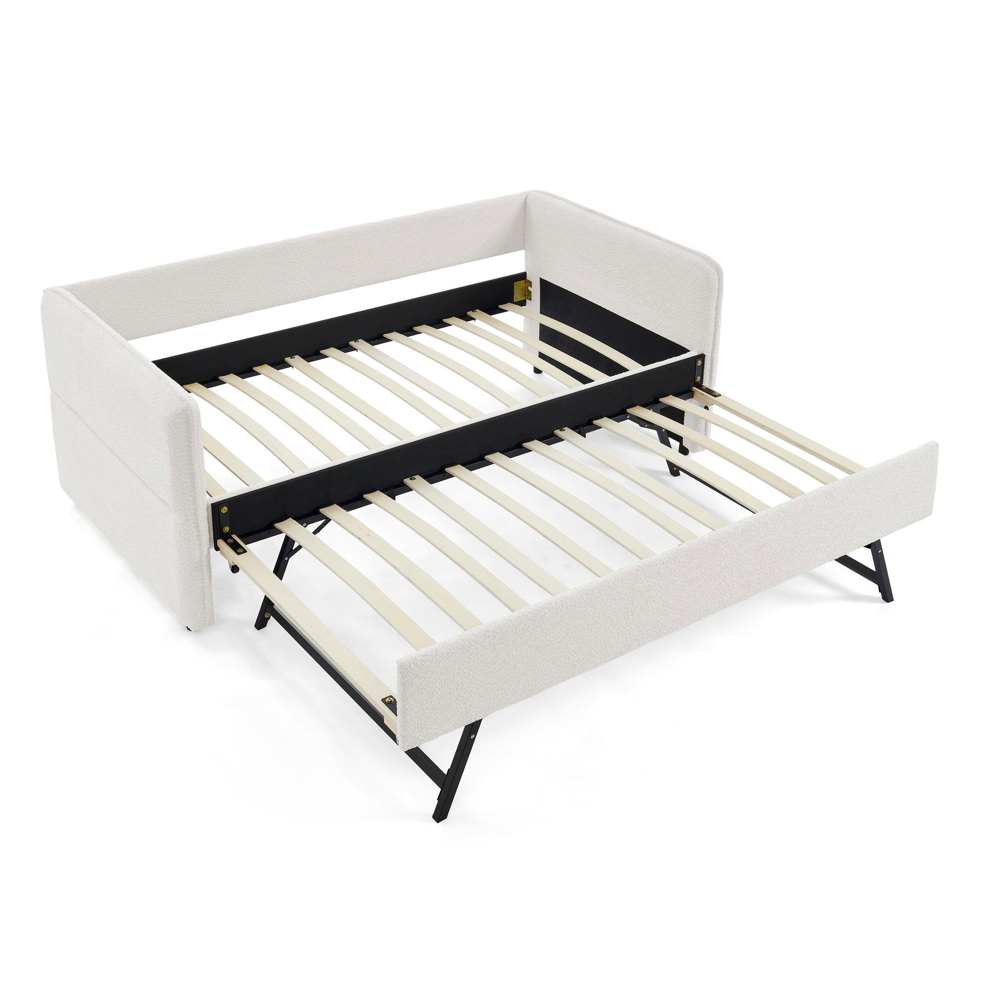 Upholstered Daybed With Pop Up Trundle - The Sleep Loft - Online Mattress Showroom NYC
