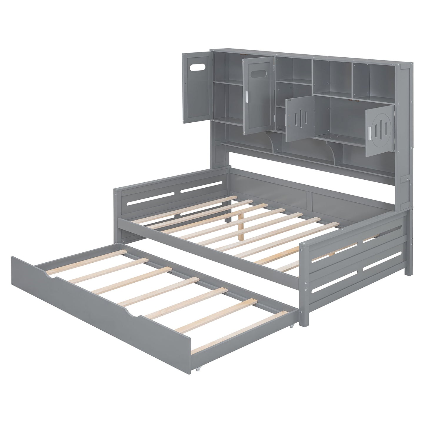 Daybed With All-In-One Cabinet And Shelf - The Sleep Loft - Online Mattress Showroom NYC