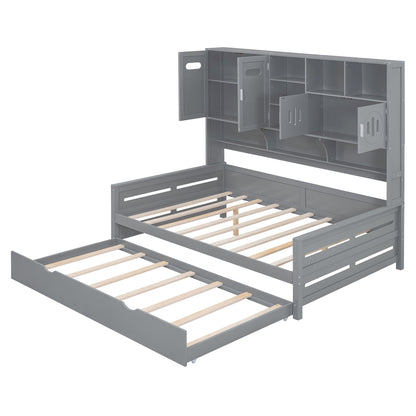 Daybed With All-In-One Cabinet And Shelf - The Sleep Loft - Online Mattress Showroom NYC