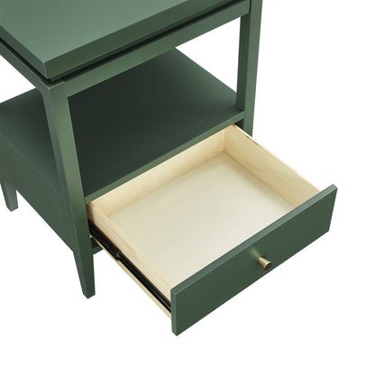 Olana -1 Drawer Nightstand With Floating Top Design - The Sleep Loft - Online Mattress Showroom NYC