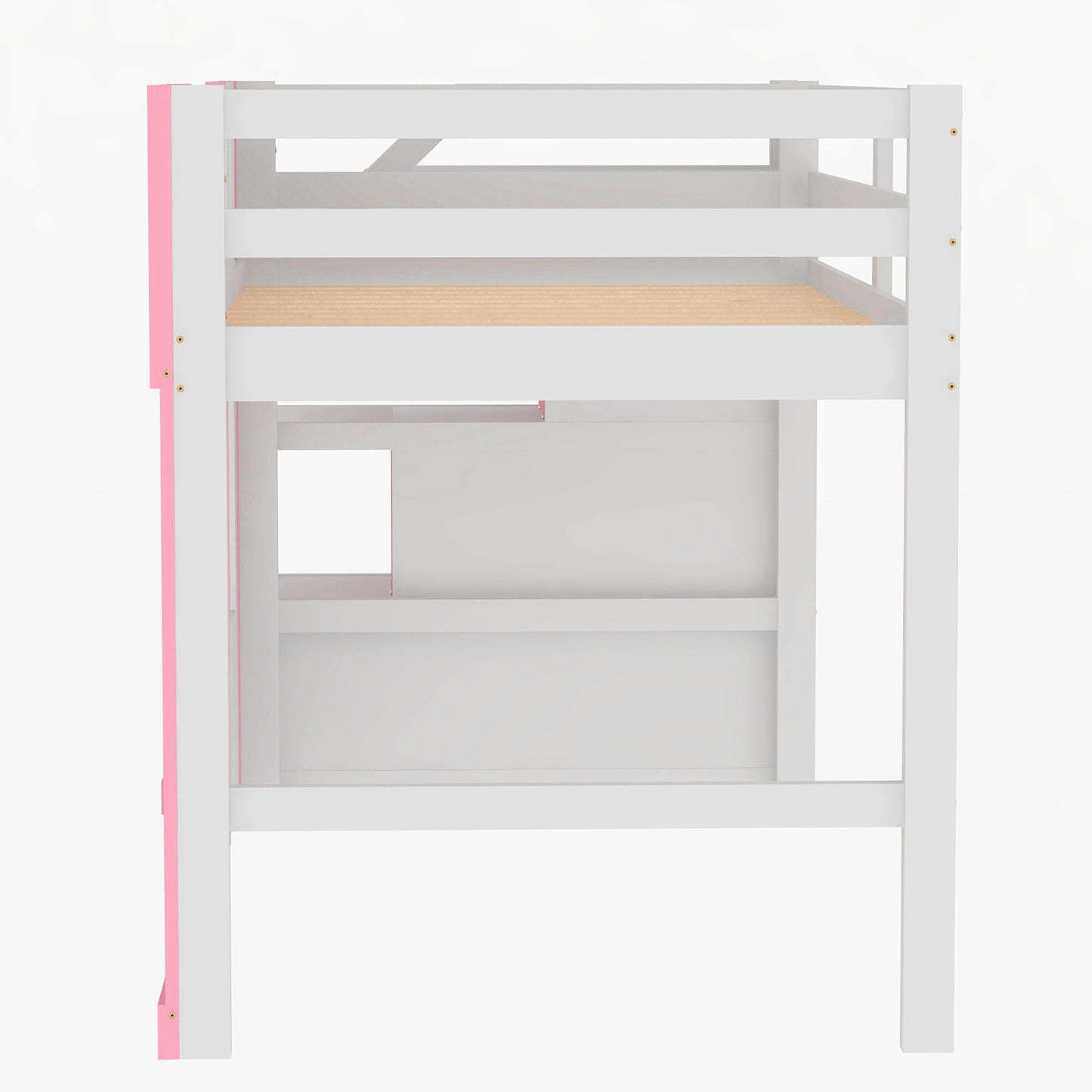 Loft Bed With Storage Staircase And Windows - The Sleep Loft - Online Mattress Showroom NYC