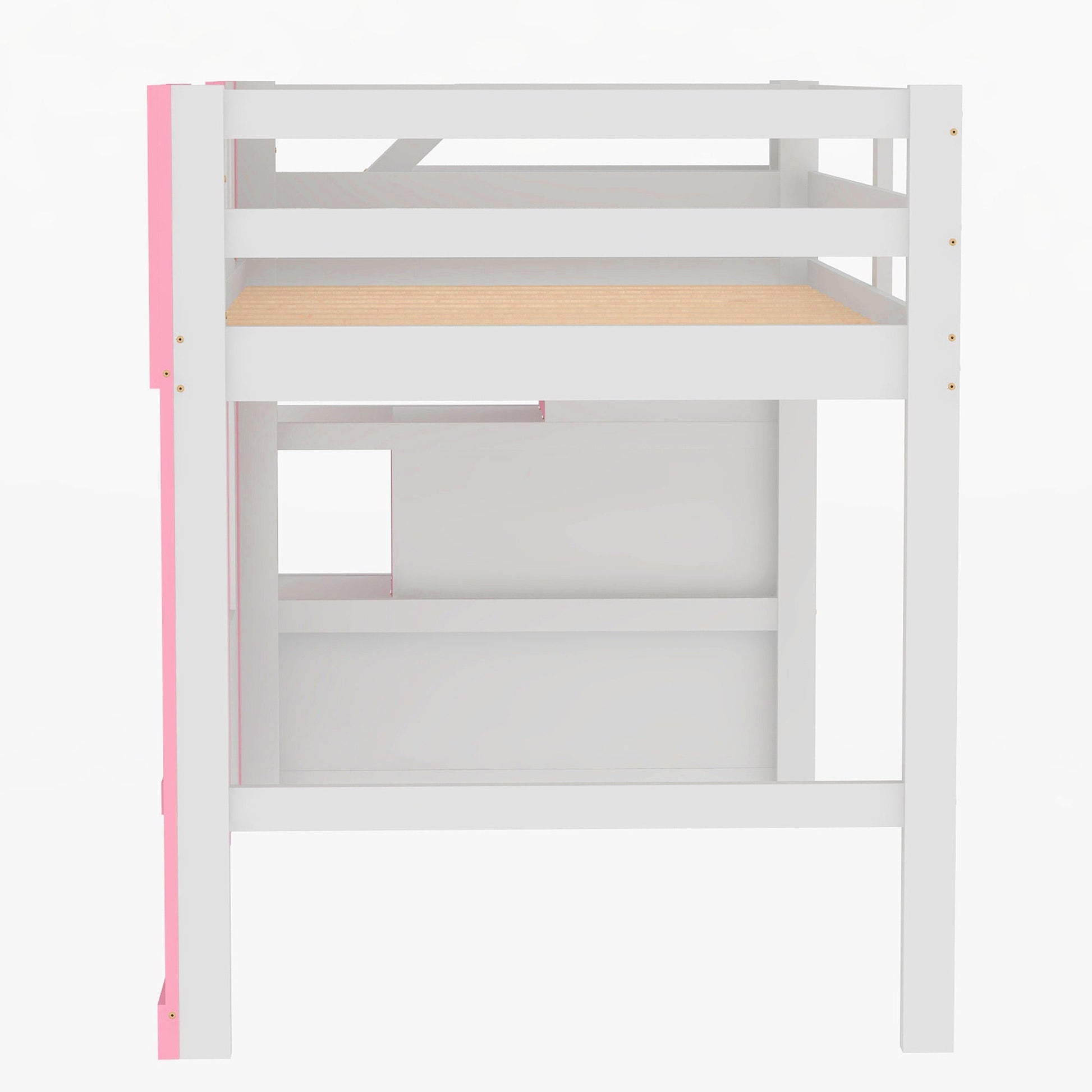 Loft Bed With Storage Staircase And Windows - The Sleep Loft - Online Mattress Showroom NYC