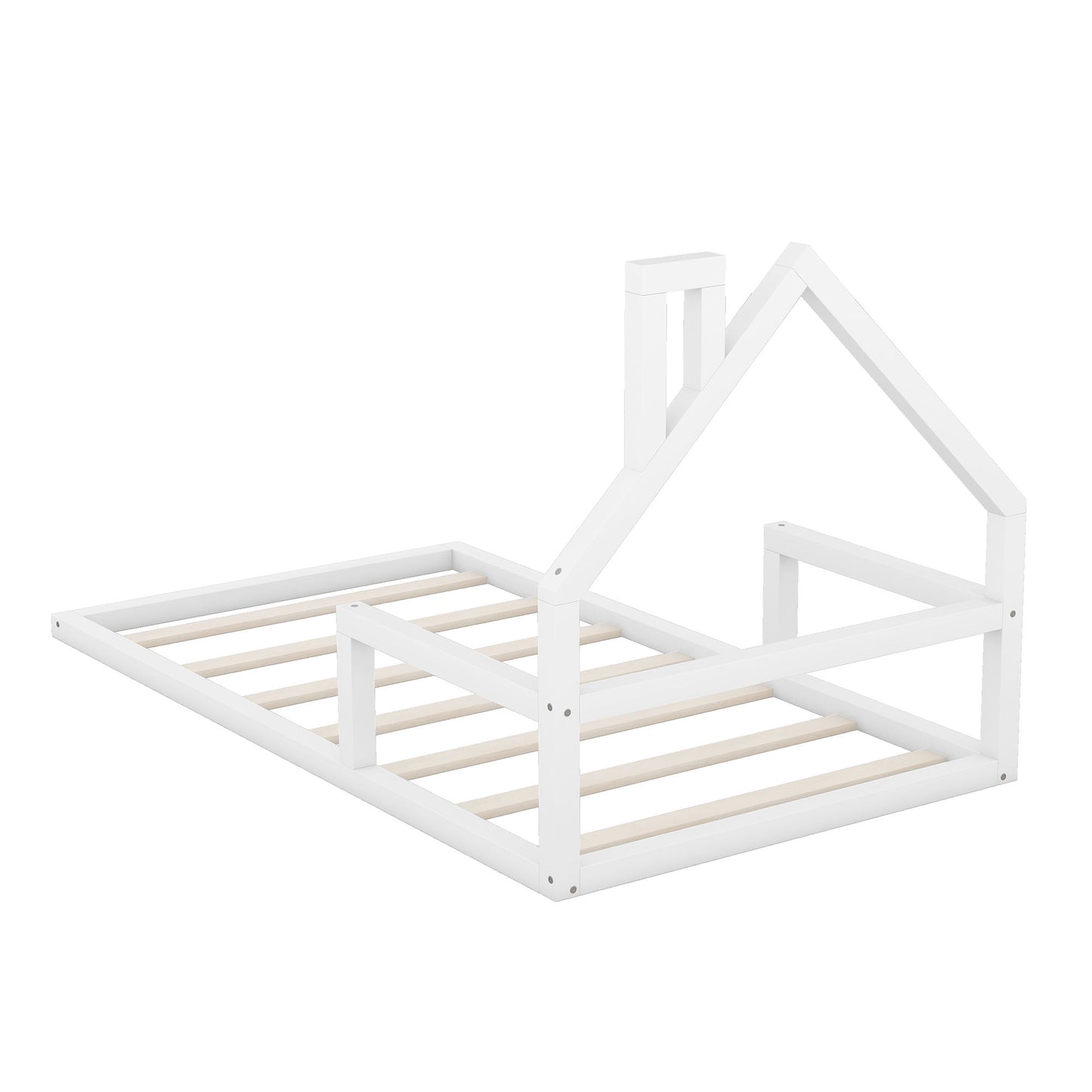 Floor Bed With House Shaped Headboard - The Sleep Loft - Online Mattress Showroom NYC