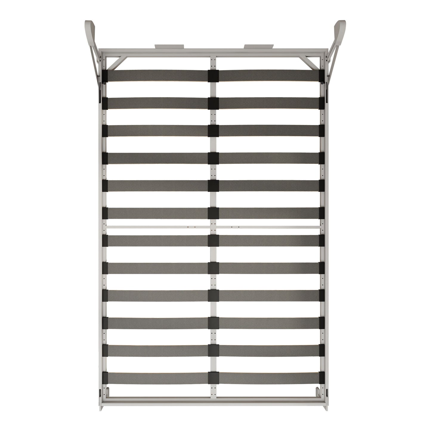 Queen Size Vertical Murphy Wall Cabinet Folding Bed With Automatic Legs - Gray - The Sleep Loft - Online Mattress Showroom NYC