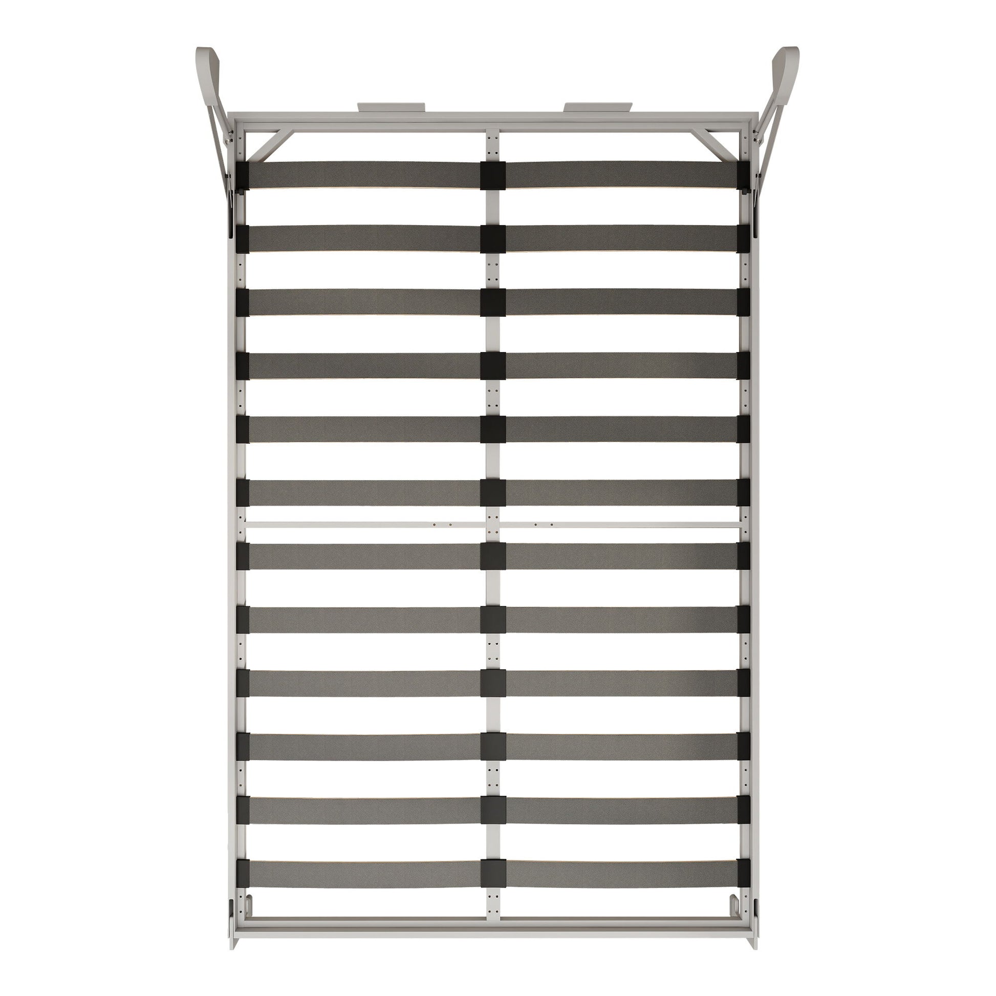 Queen Size Vertical Murphy Wall Cabinet Folding Bed With Automatic Legs - Gray - The Sleep Loft - Online Mattress Showroom NYC