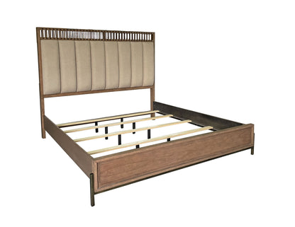Elegant Design Upholstered And Strap Panel Bed - The Sleep Loft - Online Mattress Showroom NYC