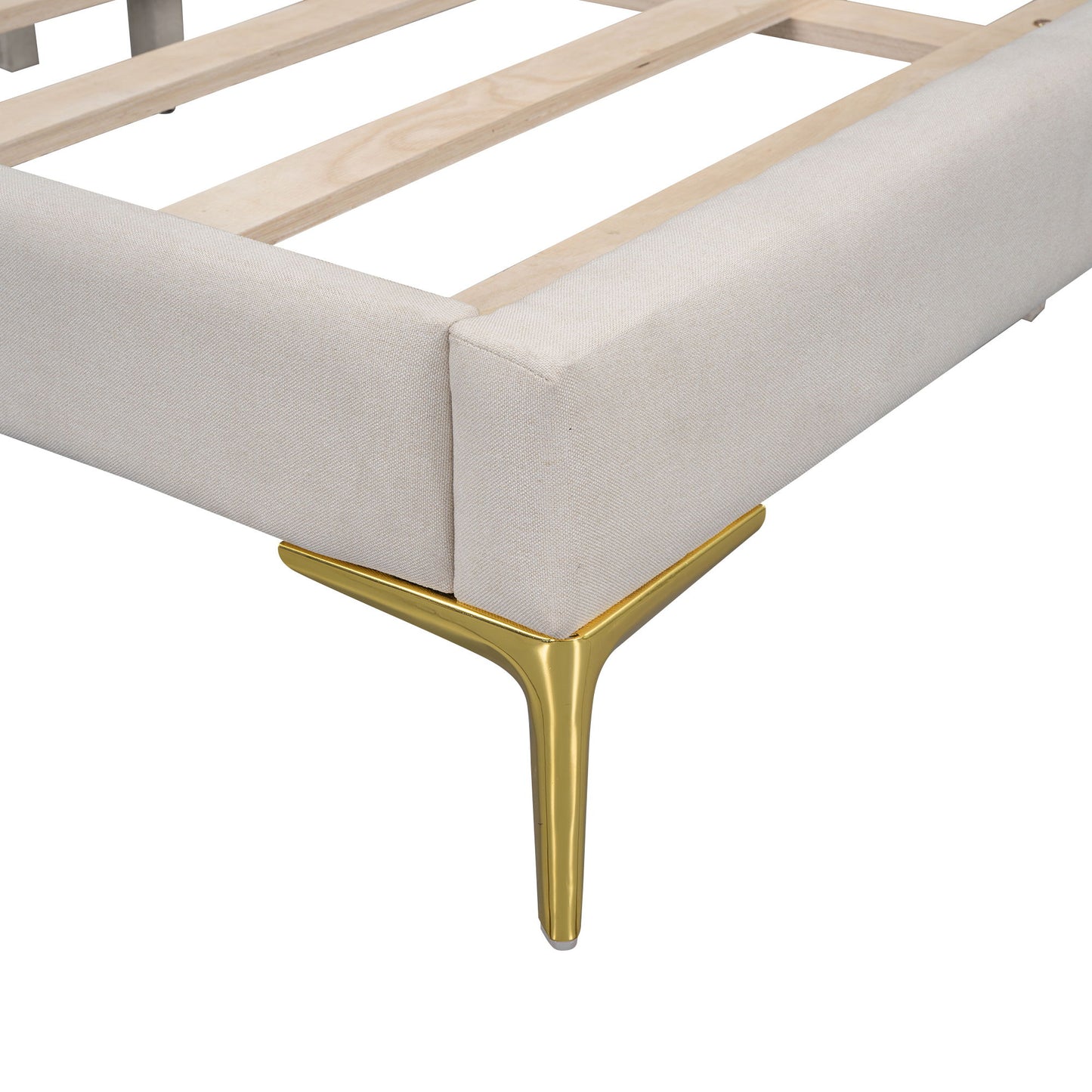Upholstered Daybed With Headboard And Armrest, Support Legs - The Sleep Loft - Online Mattress Showroom NYC