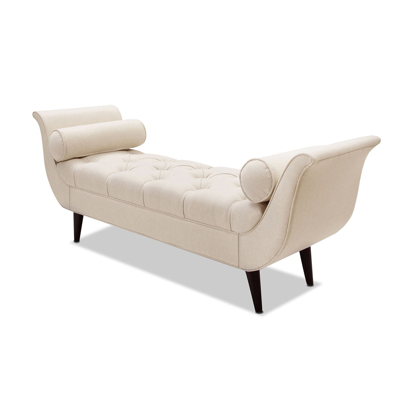 Alma - Tufted Flared Arm Entryway Bench - The Sleep Loft - Online Mattress Showroom NYC