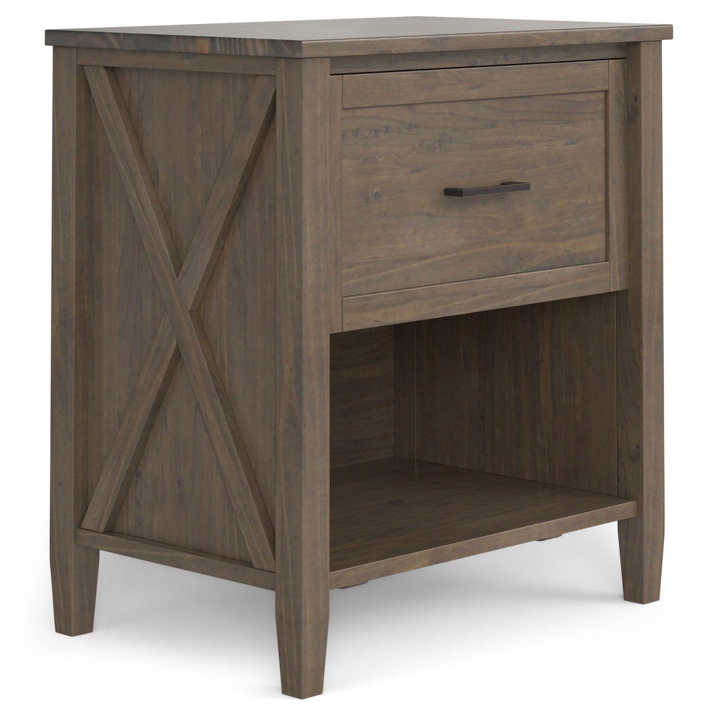 Ela - Bedside Table - Smoky Brown - The Sleep Loft - Online Mattress Showroom NYC