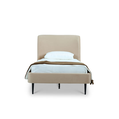Heather - Upholstered Bed With Curved Headboard - The Sleep Loft - Online Mattress Showroom NYC