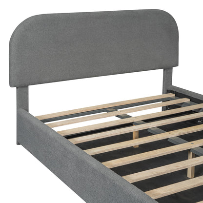 Upholstered Platform Bed With Hydraulic Storage System - The Sleep Loft - Online Mattress Showroom NYC