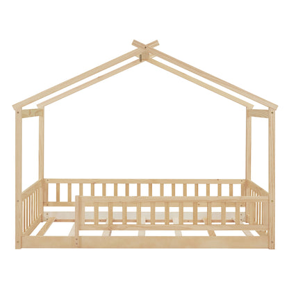 Bed House Bed Frame With Fence - The Sleep Loft - Online Mattress Showroom NYC