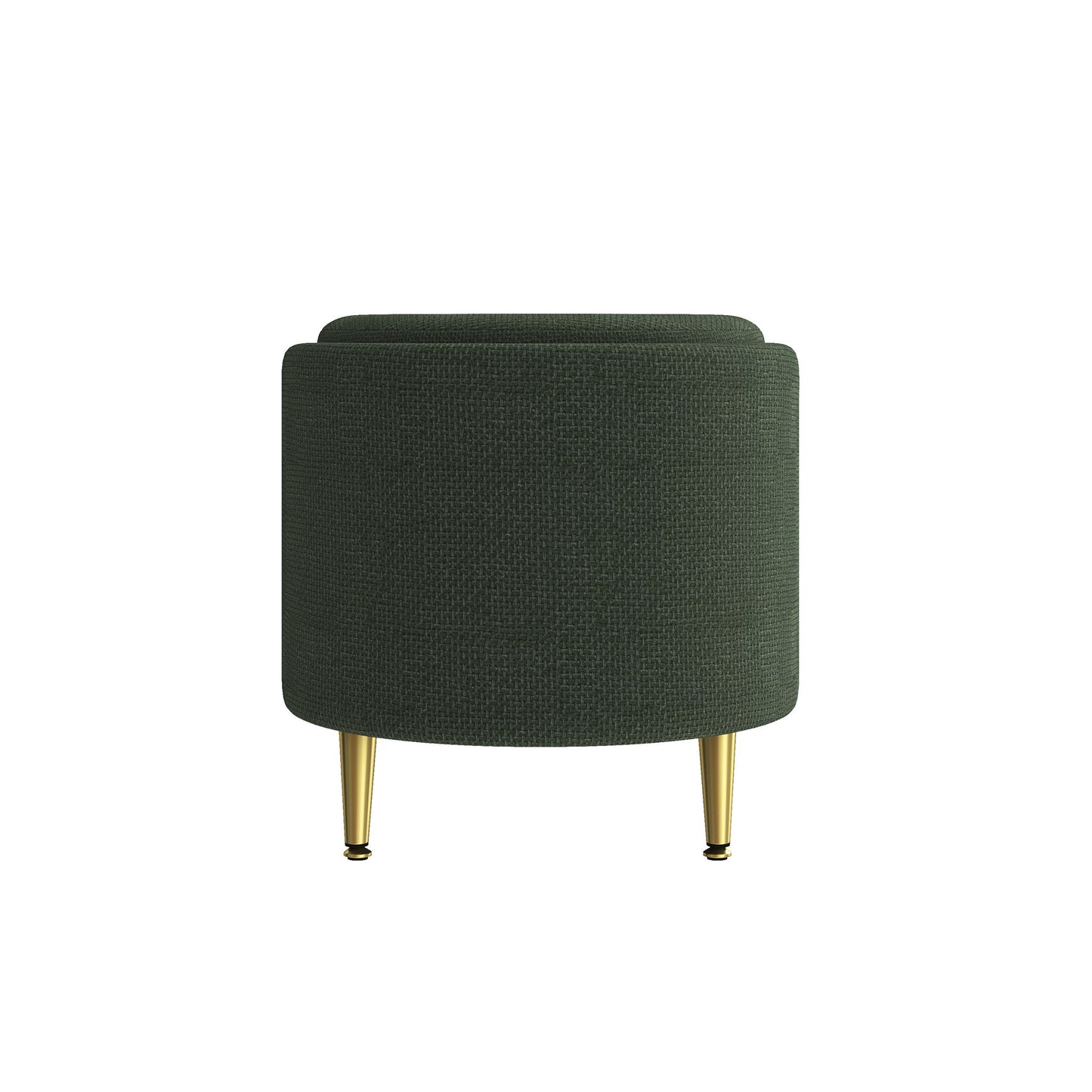 Modern Oval Storage Ottoman With Upholstery - The Sleep Loft - Online Mattress Showroom NYC