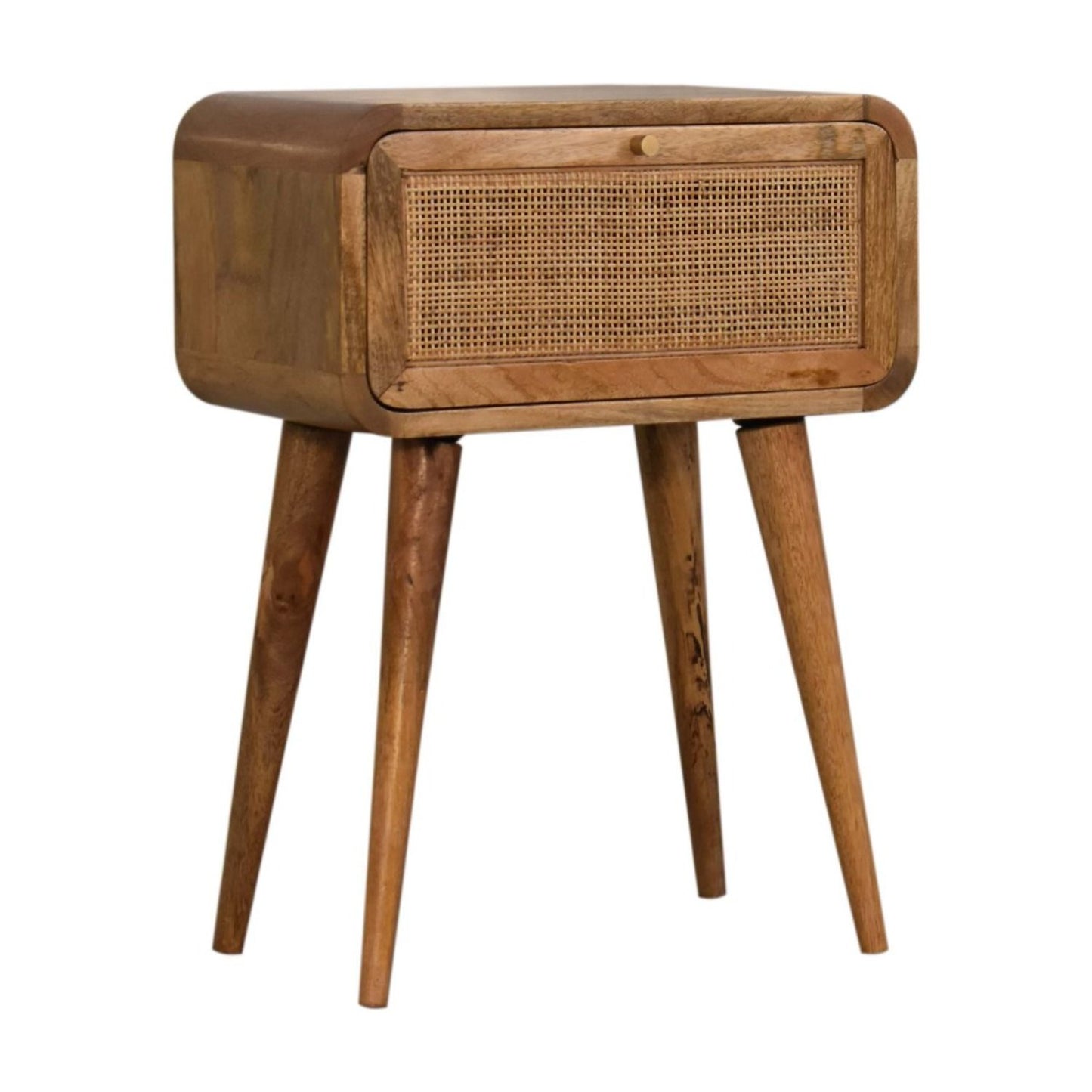 Mini Woven Nightstand - Oak - The Sleep Loft - Online Mattress Showroom NYC