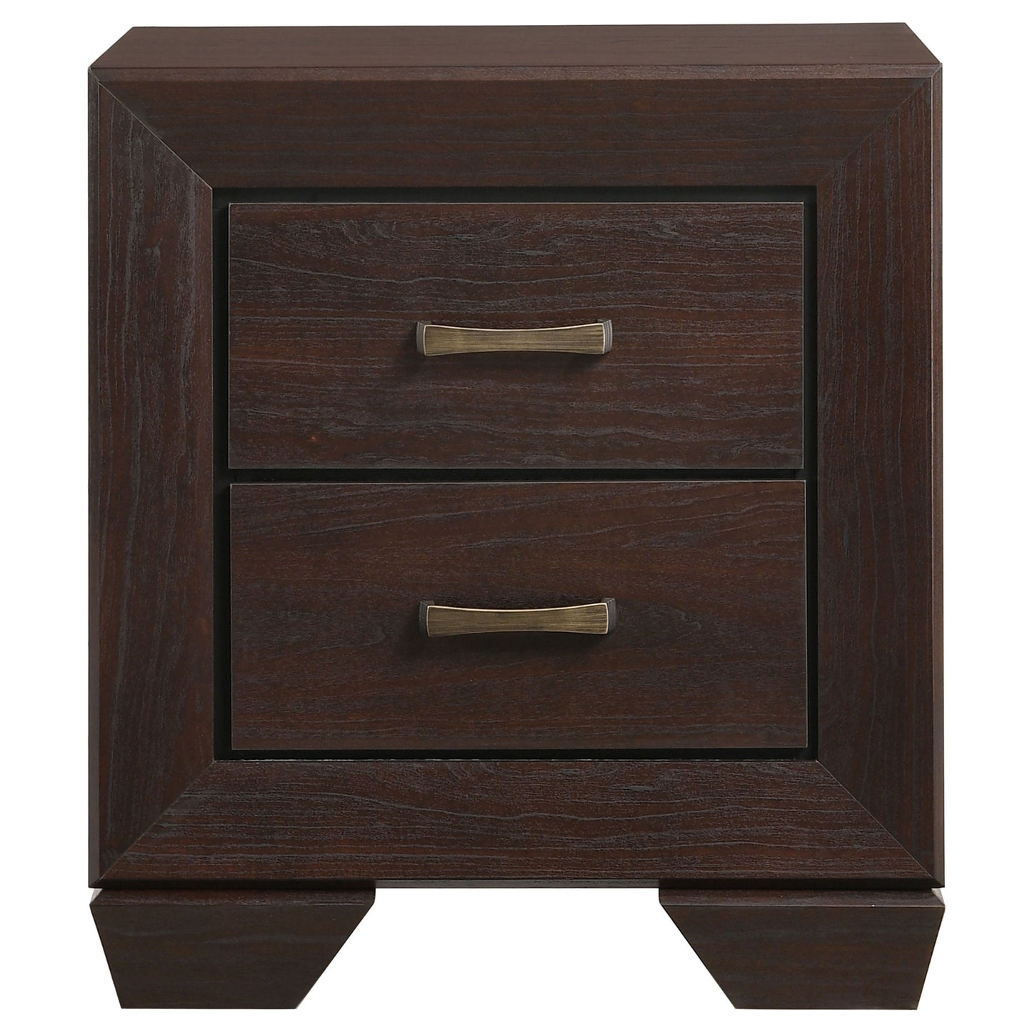 Copper - 2 Drawer Rectangular Nightstand - The Sleep Loft - Online Mattress Showroom NYC
