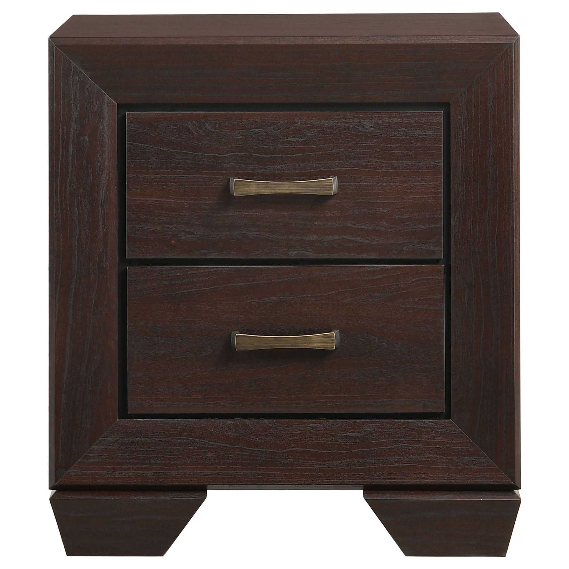 Copper - 2 Drawer Rectangular Nightstand - The Sleep Loft - Online Mattress Showroom NYC