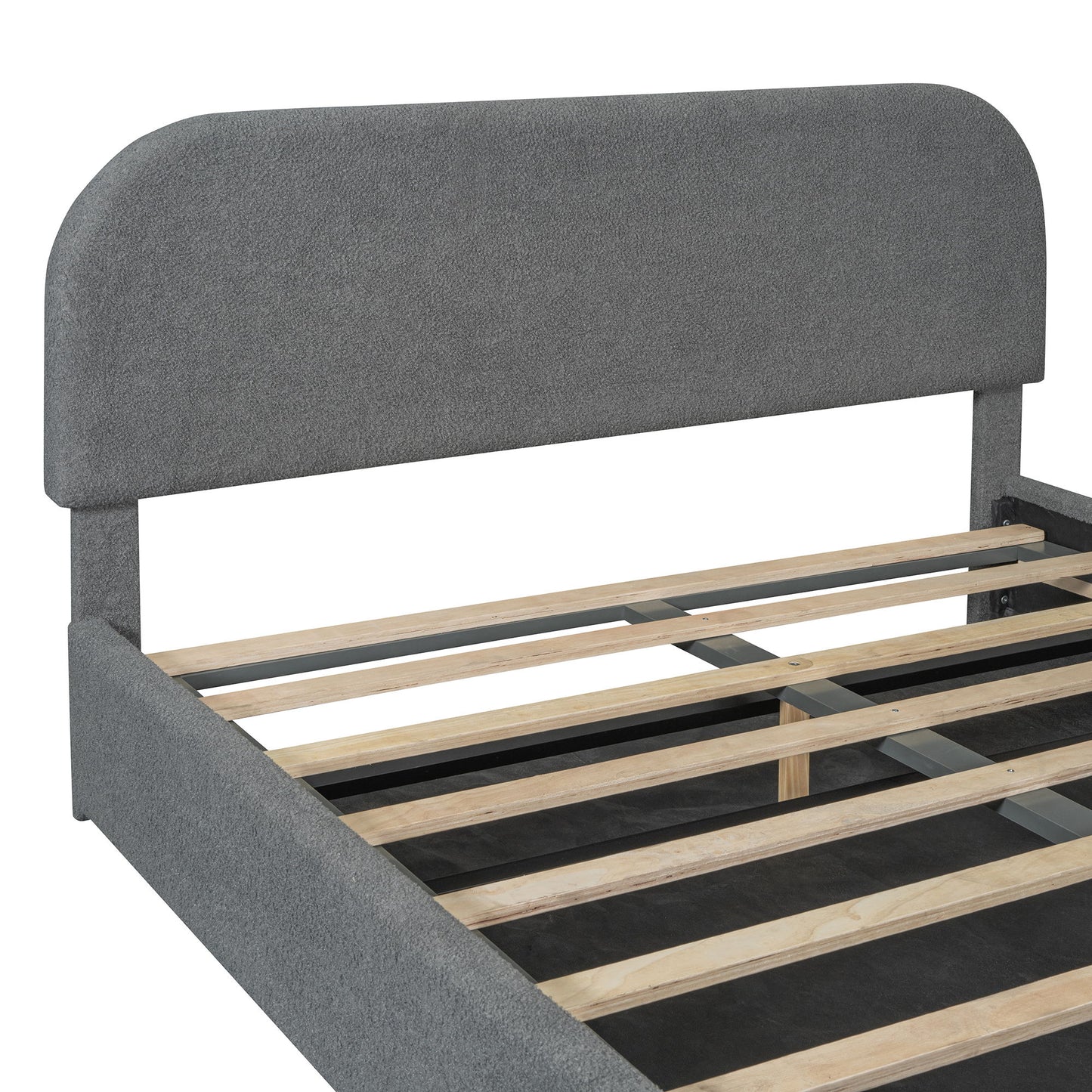 Upholstered Platform Bed With Hydraulic Storage System - The Sleep Loft - Online Mattress Showroom NYC