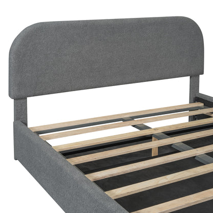 Upholstered Platform Bed With Hydraulic Storage System - The Sleep Loft - Online Mattress Showroom NYC