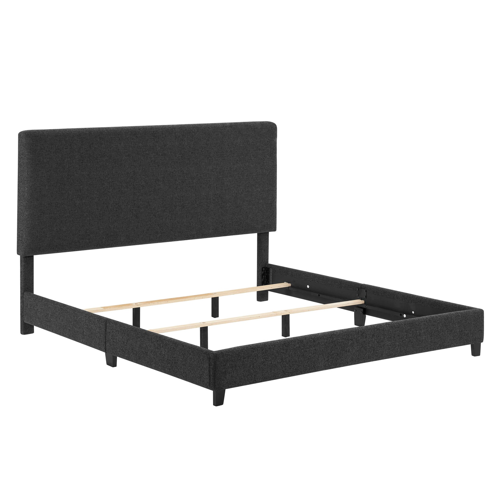 Boucle Upholstered Platform Bed - The Sleep Loft - Online Mattress Showroom NYC