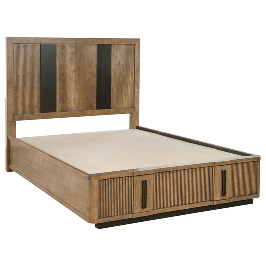 Moraga - 2 Drawer Queen Storage Bed - Ash Brown - The Sleep Loft - Online Mattress Showroom NYC