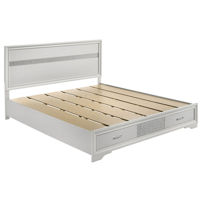 California King Storage Platform Bed With 2 Drawer - White - The Sleep Loft - Online Mattress Showroom NYC