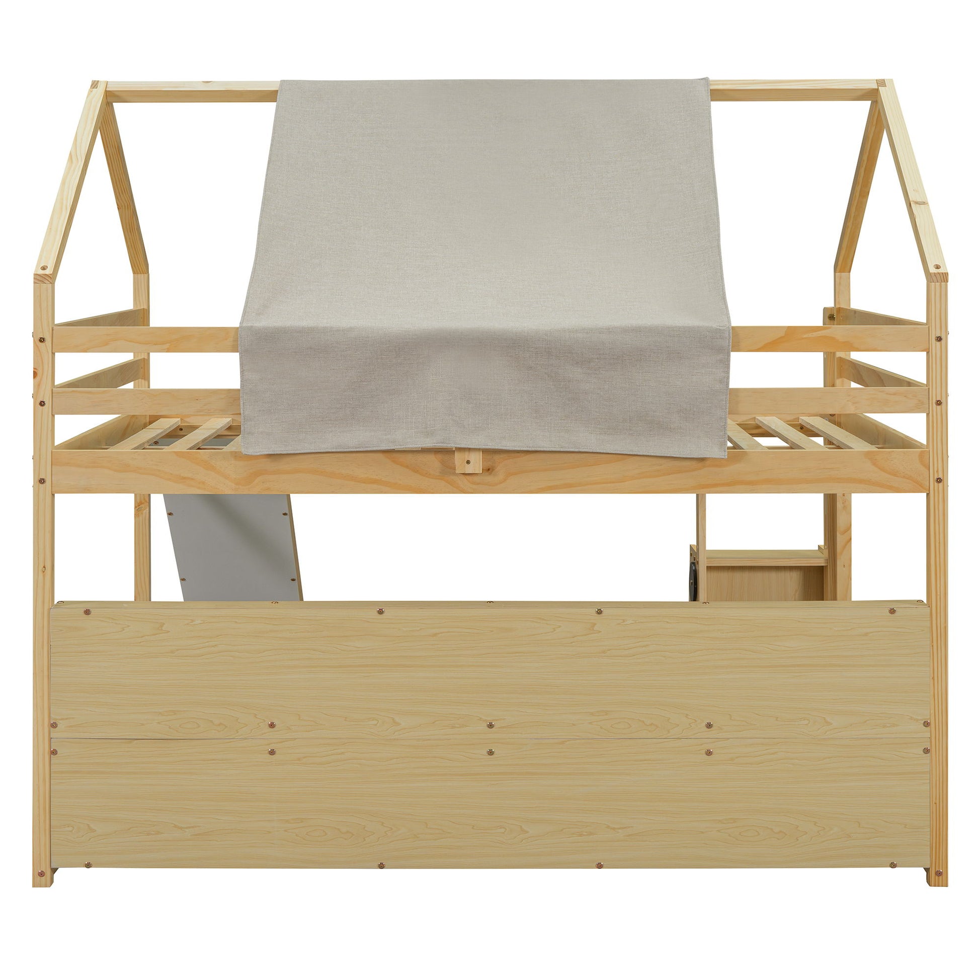 Loft Bed With House Shaped Frame And Tent - The Sleep Loft - Online Mattress Showroom NYC