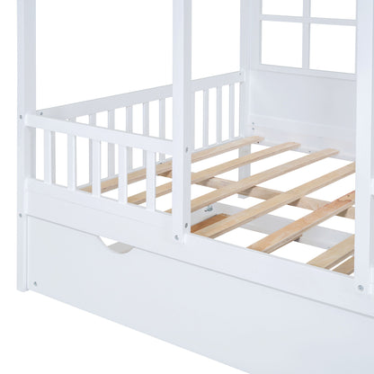 House Bed With Twin Size Trundle, Daybed - The Sleep Loft - Online Mattress Showroom NYC