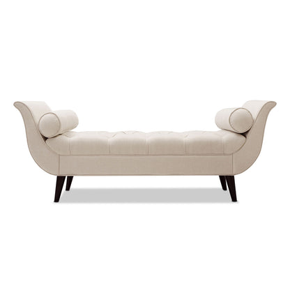 Alma - Tufted Flared Arm Entryway Bench - The Sleep Loft - Online Mattress Showroom NYC