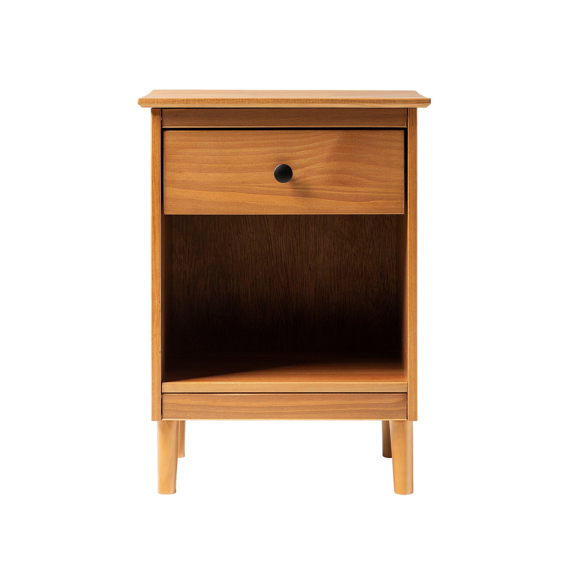 Classic 1 Drawer Nightstand With Cubby - The Sleep Loft - Online Mattress Showroom NYC