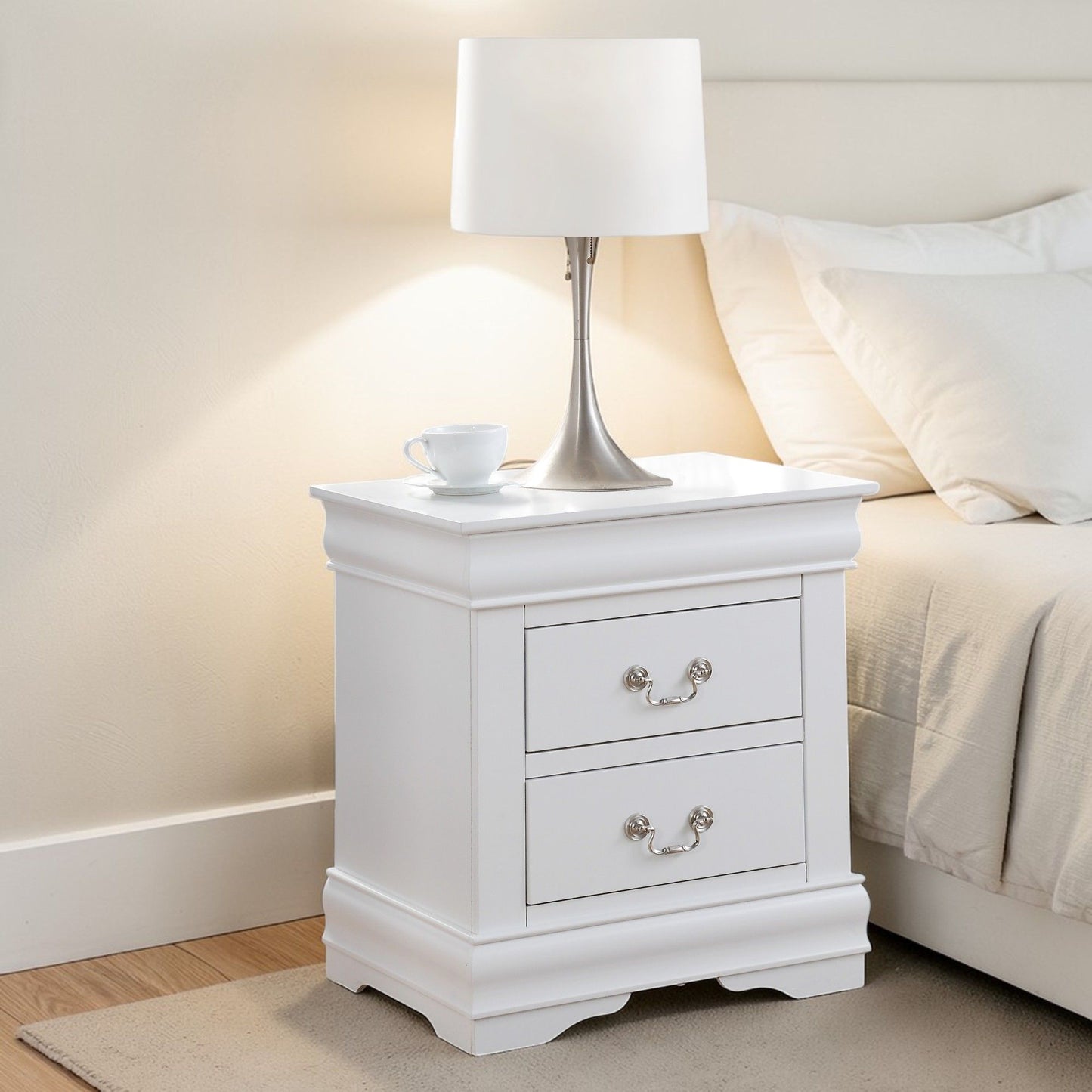 Louis Philippe - Accent Nightstand - The Sleep Loft - Online Mattress Showroom NYC