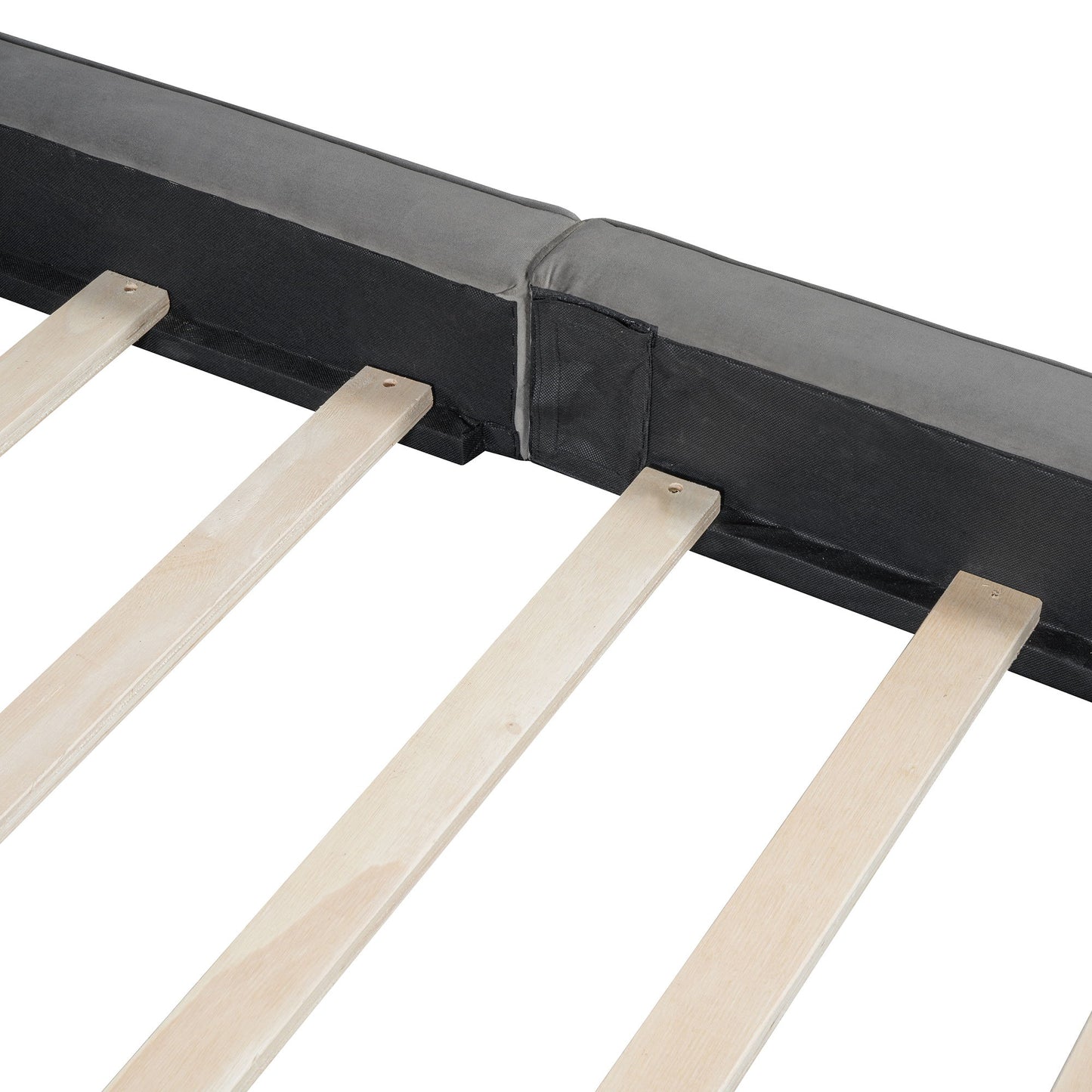 Upholstered Platform Bed, Grounded Bed With Solid Frame - The Sleep Loft - Online Mattress Showroom NYC