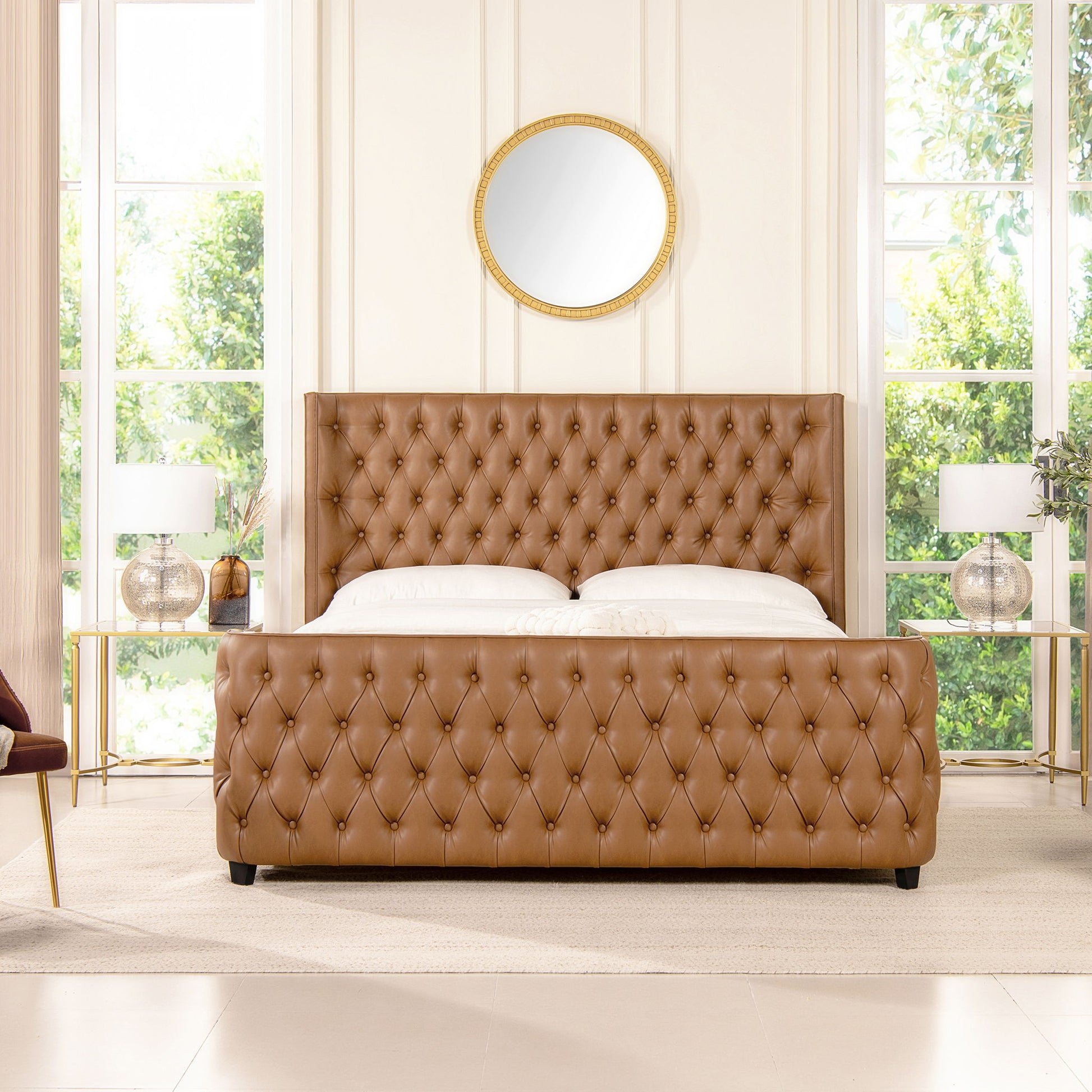 Brooklyn - Tufted Panel Bed Headboard And Footboard Set - The Sleep Loft - Online Mattress Showroom NYC