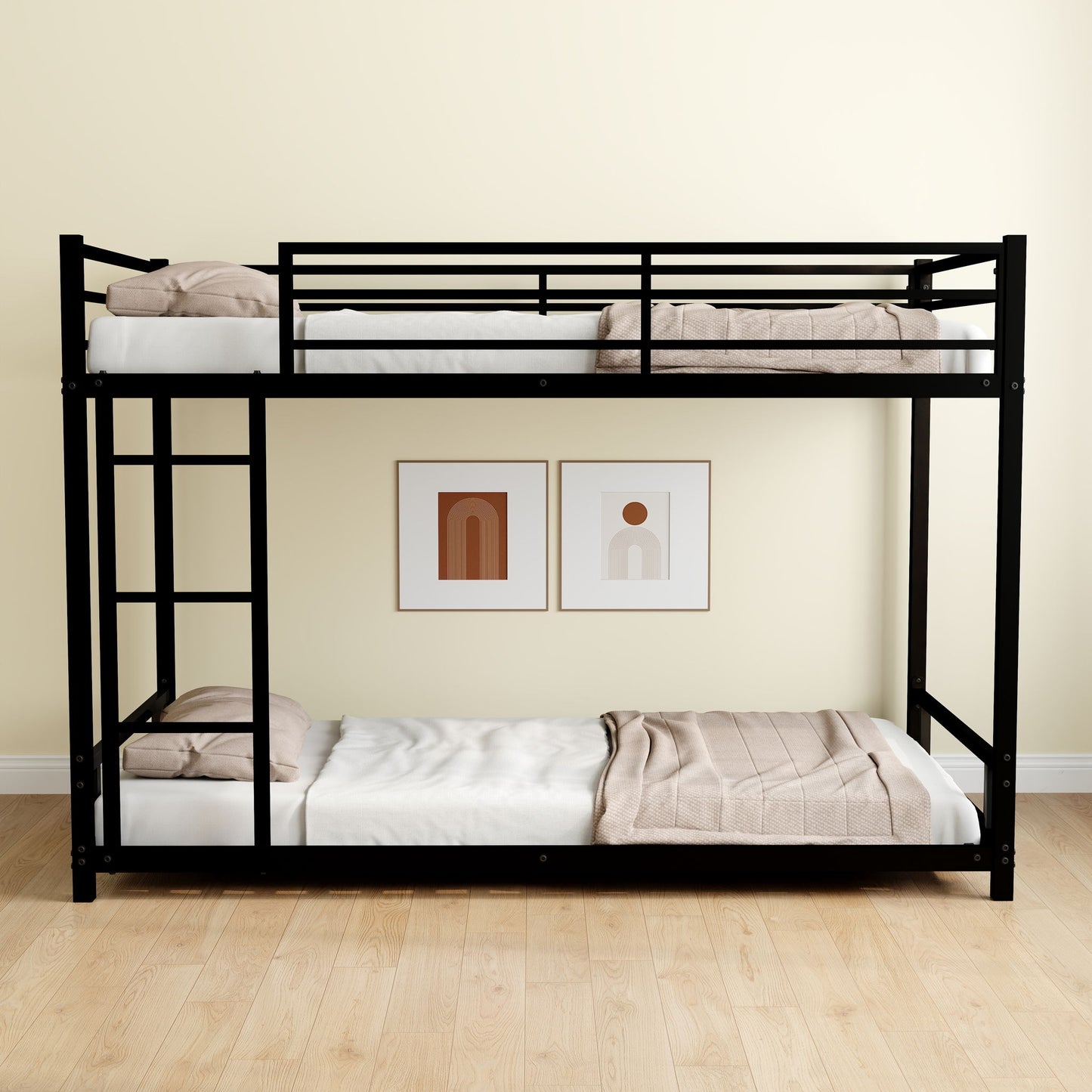 Bunk Bed With Noise Reduction And Safety Guardrail - The Sleep Loft - Online Mattress Showroom NYC
