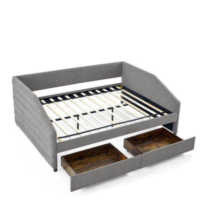 Elegant Daybed With Trundle Upholstered Tufted Sofa Bed - The Sleep Loft - Online Mattress Showroom NYC