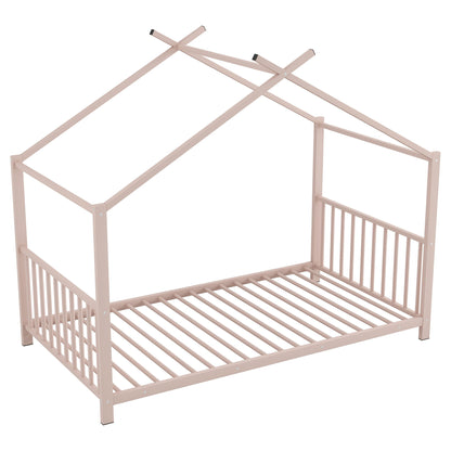 Metal House Platform Bed With Modern Design And Durable Frame - The Sleep Loft - Online Mattress Showroom NYC