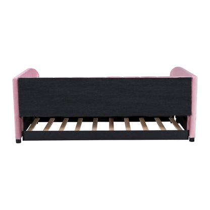 Upholstered Daybed With Ergonomic Design Backrest - The Sleep Loft - Online Mattress Showroom NYC