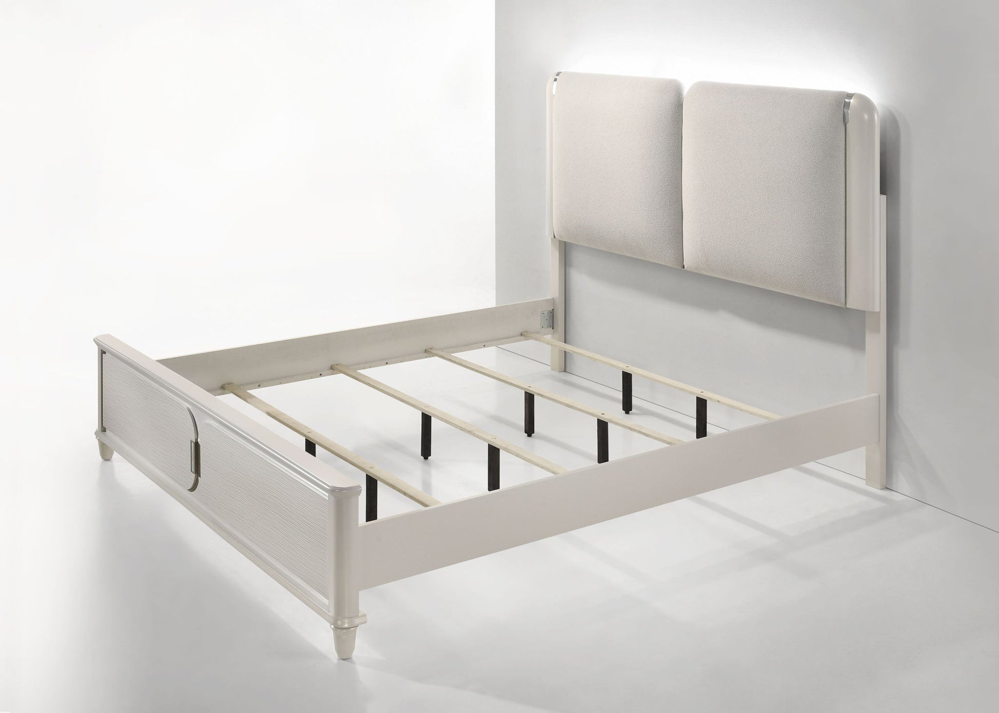 Laveda - Boucle Bed With LED - The Sleep Loft - Online Mattress Showroom NYC