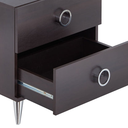 Elms - Accent Table - Espresso - The Sleep Loft - Online Mattress Showroom NYC