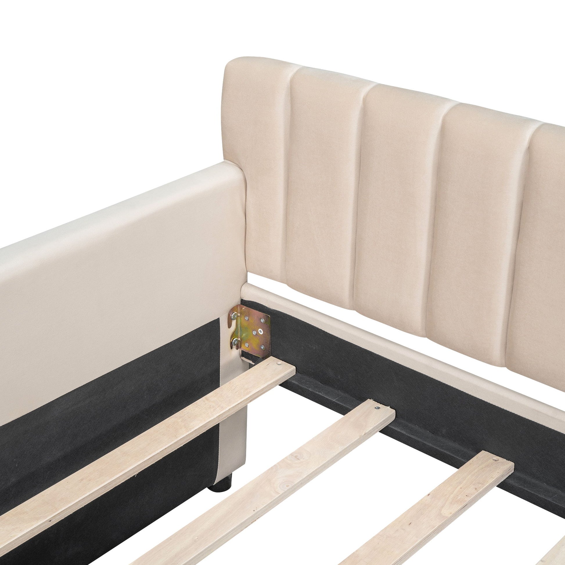 Upholstered Daybed With Slat Support - The Sleep Loft - Online Mattress Showroom NYC