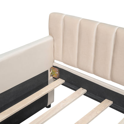 Upholstered Daybed With Slat Support - The Sleep Loft - Online Mattress Showroom NYC