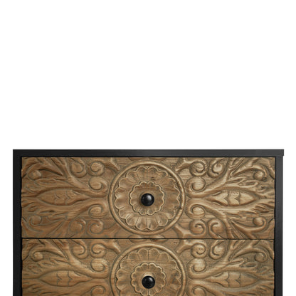 3 Drawer Cabinet, Suitable For Bedroom - Black - The Sleep Loft - Online Mattress Showroom NYC