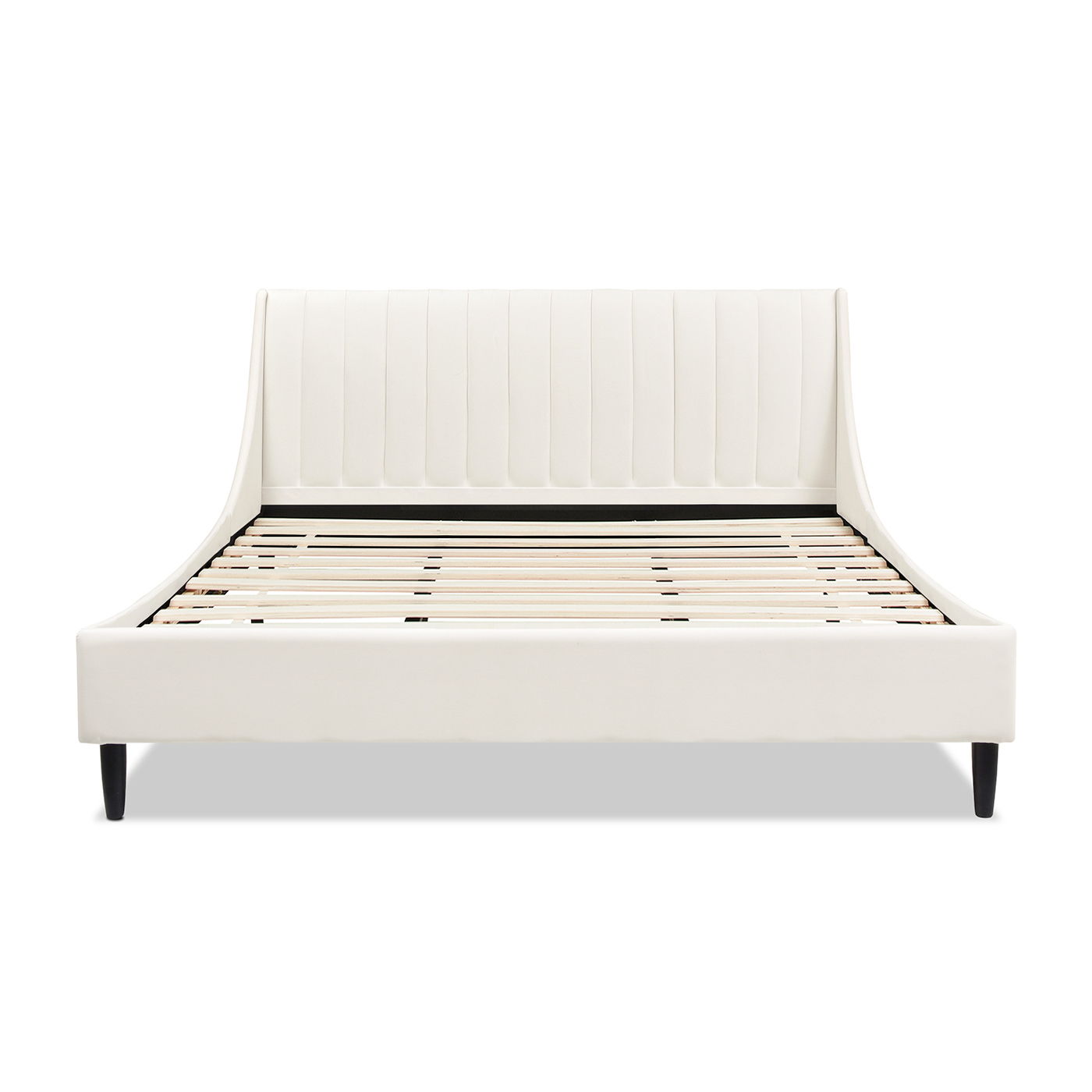 Aspen - Vertical Tufted Modern Headboard Platform Bed Set - The Sleep Loft - Online Mattress Showroom NYC
