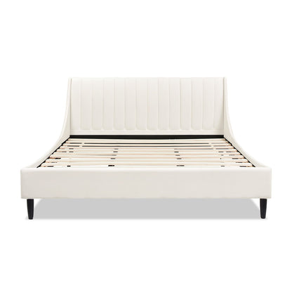Aspen - Vertical Tufted Modern Headboard Platform Bed Set - The Sleep Loft - Online Mattress Showroom NYC